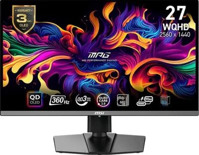 Монитор MSI  271QRX QD-OLED 27", черный 9s6-3cd79a-009