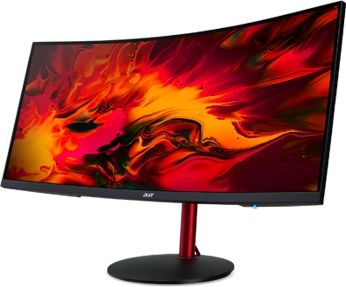 Монитор Acer 34" Nitro XZ342CUPbmiiphx 3440x1440 VA LED 144Гц 4ms Curved FreeSync HDMI DisplayPort