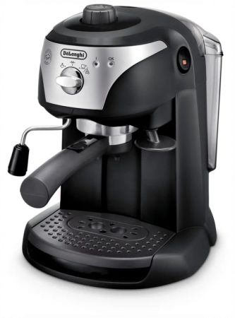 Кофеварка рожковая DeLonghi EC 221, черный