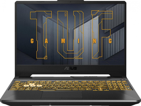 Ноутбук ASUS TUF Gaming F15 FX506HCB-HN1138, 15.6", Intel Core i5 11400H 2.7ГГц, 8ГБ, 512ГБ SSD, NVIDIA GeForce RTX 3050 для ноутбуков - 4096 Мб, noOS, 90NR0723-M04800, серый