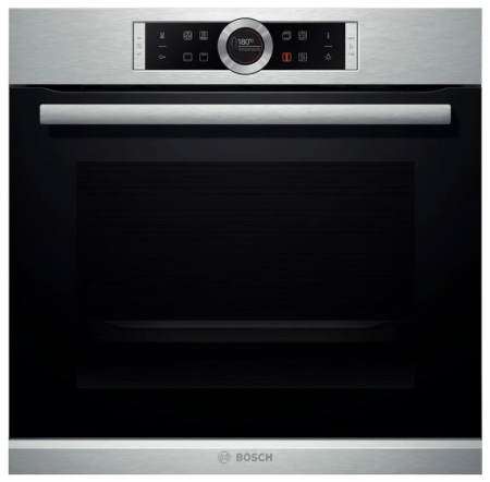 Электрический духовой шкаф Bosch HBG633NS1, серебристый