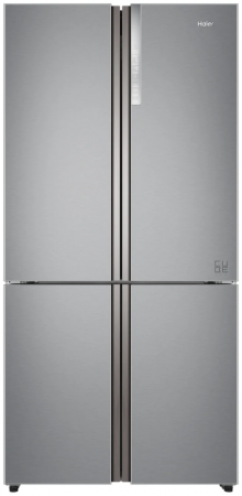 Холодильник Haier HTF-610DM7RU, серебристый
