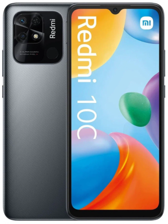 Смартфон Xiaomi Redmi 10C 4/128 ГБ RU, серый графит