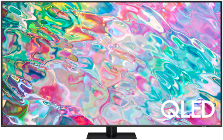 Телевизор Samsung QE75Q70BAUXCE 2022 QLED, черный/серый