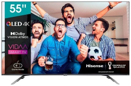 Телевизор Hisense 55E76GQ, темно-серый