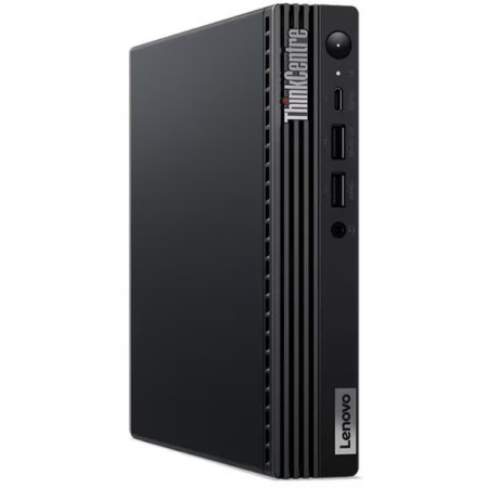Мини-ПК Lenovo ThinkCentre Tiny M70q-4 slim, Intel Core i7-13700T / 16 ГБ DDR4 / 512 ГБ SSD / Intel UHD Graphics / Без ОС / Клавиатура, мышь, черный (12E4S7KA00)