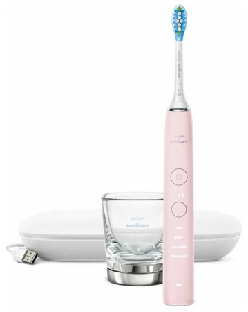 Электрическая зубная щетка Philips Sonicare DiamondClean 9000 HX9911/29, розовый