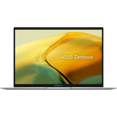 Ноутбук ASUS Zenbook 14 OLED UX3402VA-KM748, 14" (2880x1800) OLED 90 Гц/Intel Core i7-13700H/16 ГБ LPDDR5/1024 ГБ SSD/Intel Iris Xe Graphics/Без системы, Серебристый (90NB10G6-M015R0)
