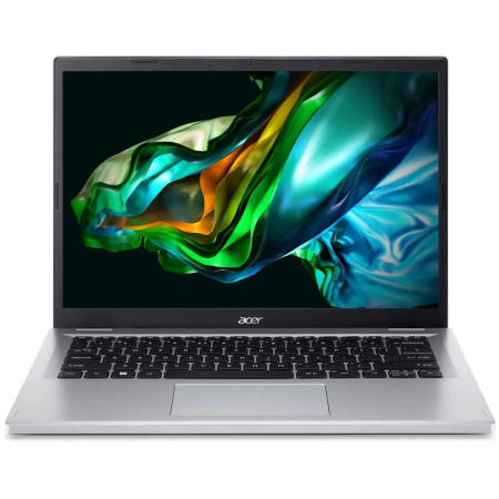 Ноутбук Acer Aspire 3 A314-42P-R7LU, 14" (1920x1080) IPS/AMD Ryzen 7 5700U/8ГБ LPDDR4X/512ГБ SSD/Radeon Graphics/Без ОС, серебристый (NX.KSFCD.006)