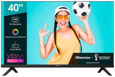 Телевизор Hisense 40A4BG, черный