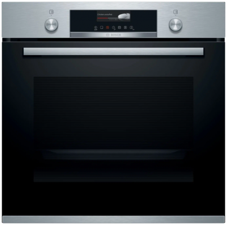 Электрический духовой шкаф Bosch HBG579BS0, черно-серебристый