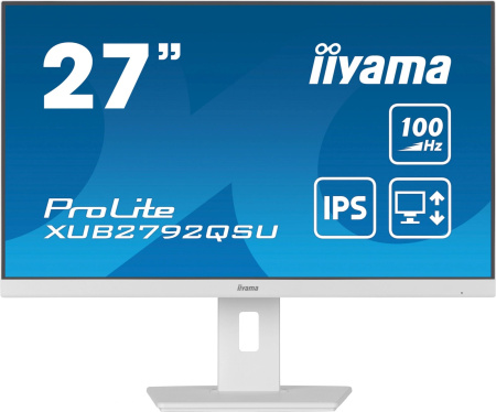 Монитор Iiyama 27" IPS LED ProLite XUB2792QSU-W6 белый