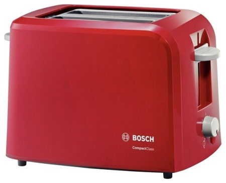 Тостер Bosch TAT3A014, красный