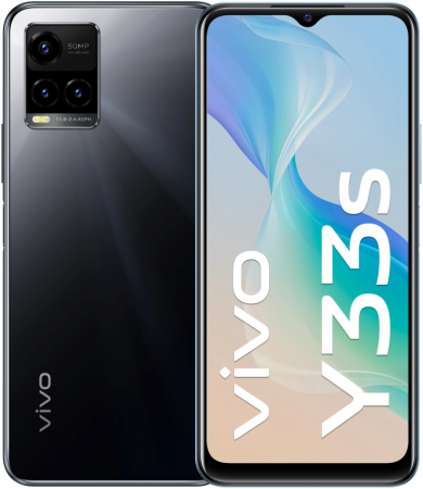 Смартфон Vivo Y33s 4/64 ГБ, чёрное зеркало