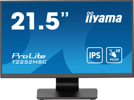 Монитор Iiyama 21.5" IPS FHD ProLite Touch T2252MSC-B2