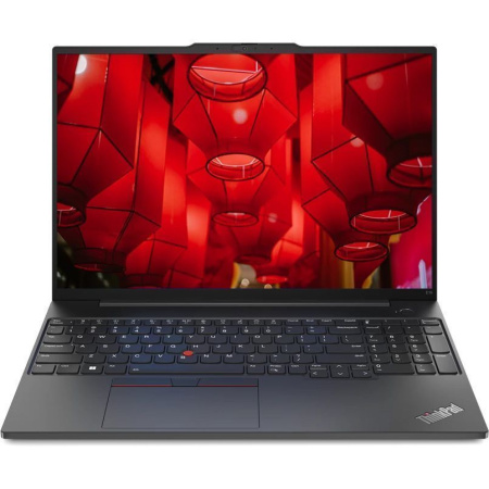 Ноутбук Lenovo ThinkPad E16 G1, 16" WUXGA (1920x1200) IPS/Intel Core i7-13700H 2.4 ГГц, 14 ядер/32 ГБ DDR4 3200 МГц/1 ТБ SSD/Intel Iris Xe Graphics/Windows 11 Pro, черный (21JNS0F400)