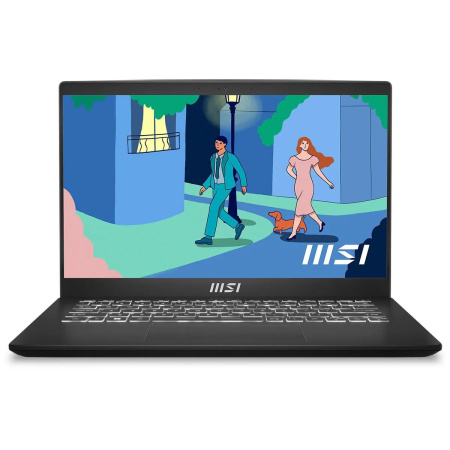 Ноутбук MSI Modern 14 C7M-250XRU, 14" (1920x1080) IPS/AMD Ryzen 5 7530U/16ГБ DDR4/512ГБ SSD/Radeon Graphics/Без ОС, черный (9S7-14JK12-250)