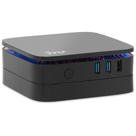 Мини-ПК iRU 110JLCN, Intel Celeron N5105 / 8 ГБ DDR4 / 256 ГБ SSD / Intel UHD Graphics / Без ОС, черный (1975163)