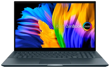 Ноутбук ASUS Zenbook Pro 15 OLED UM535QE-KY260W 15.6" (1920x1080, AMD Ryzen 7 3.2 ГГц, RAM 16 ГБ, SSD 1024 ГБ, GeForce RTX 3050 Ti, Windows 11 Home)