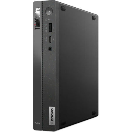 Мини-ПК Lenovo ThinkCentre Neo 50q G4 Tiny, Intel Core i3-1215U / 8 ГБ DDR4 / 256 ГБ SSD / Intel UHD Graphics / Без ОС / Клавиатура, мышь, черный (12LN003KUM)