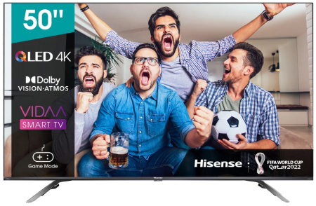 Телевизор Hisense 50E76GQ, темно-серый