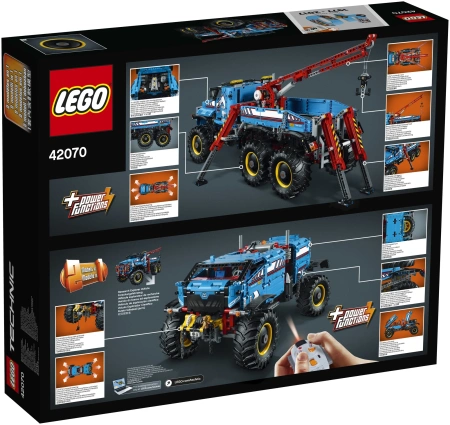 Конструктор LEGO Technic 42070 Эвакуатор-внедорожник 6х6 Конструктор LEGO Technic 42070 Эвакуатор-внедорожник 6х6