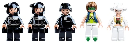 Конструктор Полиция «Мобильный штаб», 540 деталей