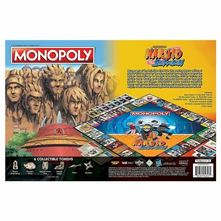 Настольная игра Monopoly Монополия Naruto на русском языке