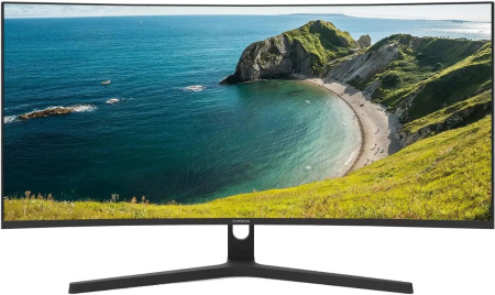 Монитор SunWind 34" SM-34QV401 WQ VA LED черный