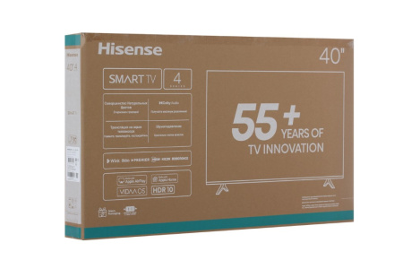 Телевизор Hisense 40A4Q 40" (102 см) 2025 черный Телевизор Hisense 40A4Q 40" (102 см) 2025 черный