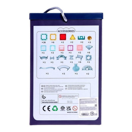 Конструктор магнитный марблс «Магический лабиринты», 72 детали