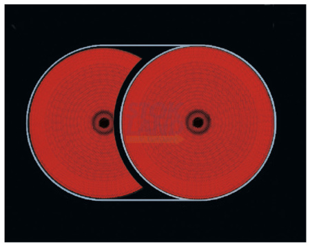 Варочная панель электрическая Electrolux EHF6346XOK, черный