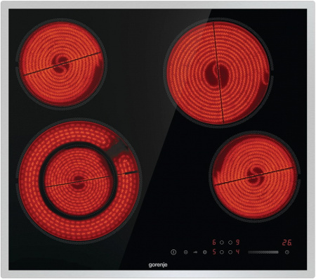 Варочная панель электрическая Gorenje ECS642BXE, черный