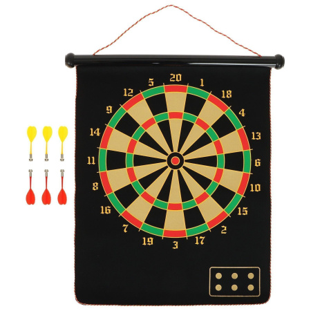 Дартс с магнитным полотном ONLYTOP, 55 х 46 см Дартс с магнитным полотном ONLYTOP, 55 х 46 см