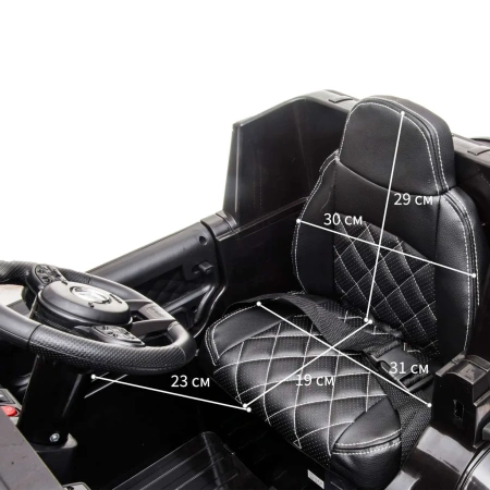 Электромобиль TOMMY Mercedes G63 AMG MB-5 черный