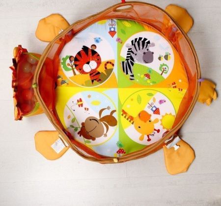 Развивающий коврик «Бонифаций», 3 в 1, игрушки, 30 цв. шаров