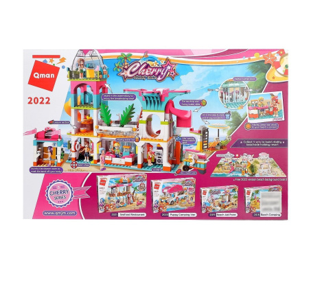 Конструктор Девчонки «Аквапарк», 6 минифигур, 828 деталей