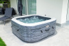 СПА-бассейн Intex 28452 196х71см "Greystone Deluxe" 1098л, квадратный, аэромассаж СПА-бассейн Intex 28452 196х71см "Greystone Deluxe" 1098л, квадратный, аэромассаж