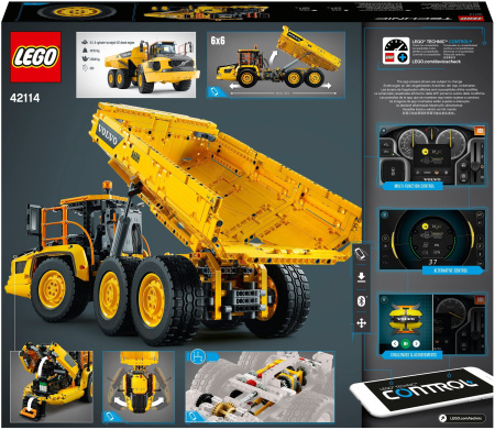Конструктор LEGO Technic 42114 Самосвал Volvo 6х6 Конструктор LEGO Technic 42114 Самосвал Volvo 6х6