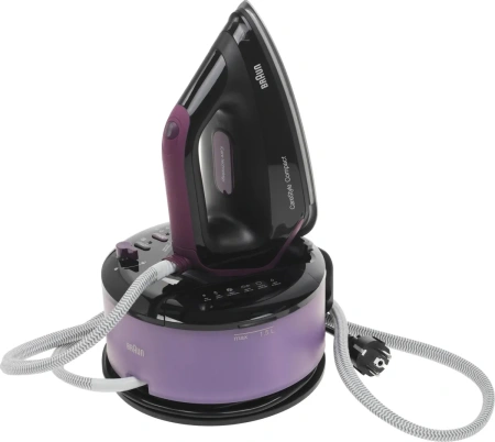 Парогенератор Braun IS2144BK, черный / фиолетовый