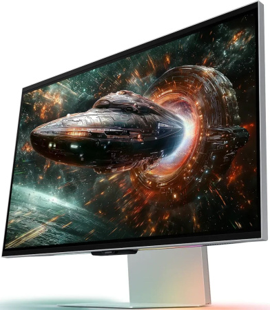 Монитор Samsung 27" Odyssey 3D LS27FG900XIXCI серебристый IPS LED
