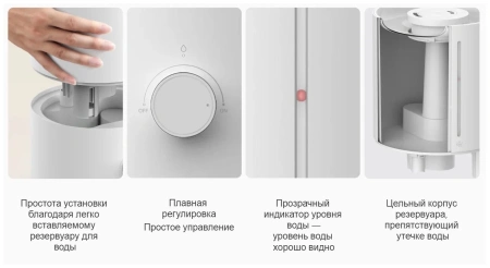 Увлажнитель воздуха Xiaomi Humidifier 2 Lite (BHR6605EU) белый Увлажнитель воздуха Xiaomi Humidifier 2 Lite (BHR6605EU) белый