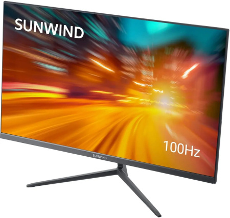 Монитор SunWind 23.8" SM-24FV222 FHD VA черный SM24VB01