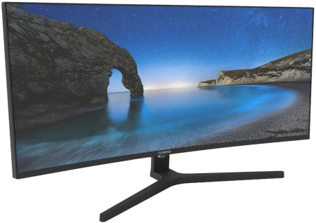Монитор SunWind 34" SM-34QV401 WQ VA LED черный