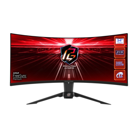 Монитор 34" ASRock Phantom Gaming PG34WQ15R2B Black