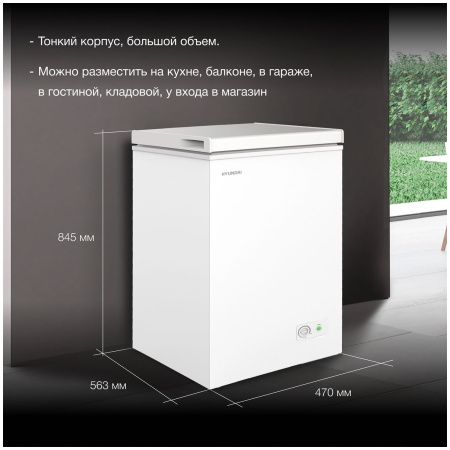 Морозильный ларь Hyundai CH10031