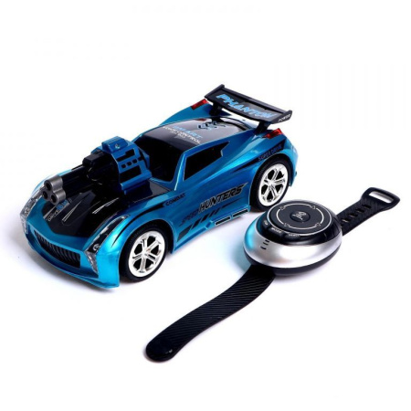 Машина радиоуправляемая «Турбо Дрифт», голосовое управление, стреляет ракетами, цвет синий Машина радиоуправляемая «Турбо Дрифт», голосовое управление, стреляет ракетами, цвет синий