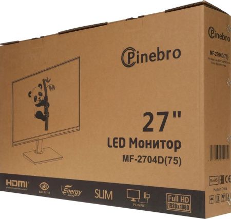 Монитор Pinebro 27" MF-2704D FHD IPS LED черный Монитор Pinebro 27" MF-2704D FHD IPS LED черный