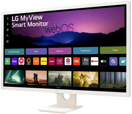 Монитор LG 31.5" 32SR50F-W белый IPS LED Монитор LG 31.5" 32SR50F-W белый IPS LED