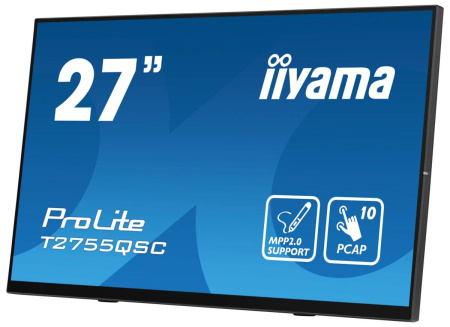 Монитор Iiyama 27" ProLite T2755QSC-B1 черный IPS LED Монитор Iiyama 27" ProLite T2755QSC-B1 черный IPS LED